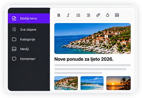 02 novosti i objave Izrada web stranica